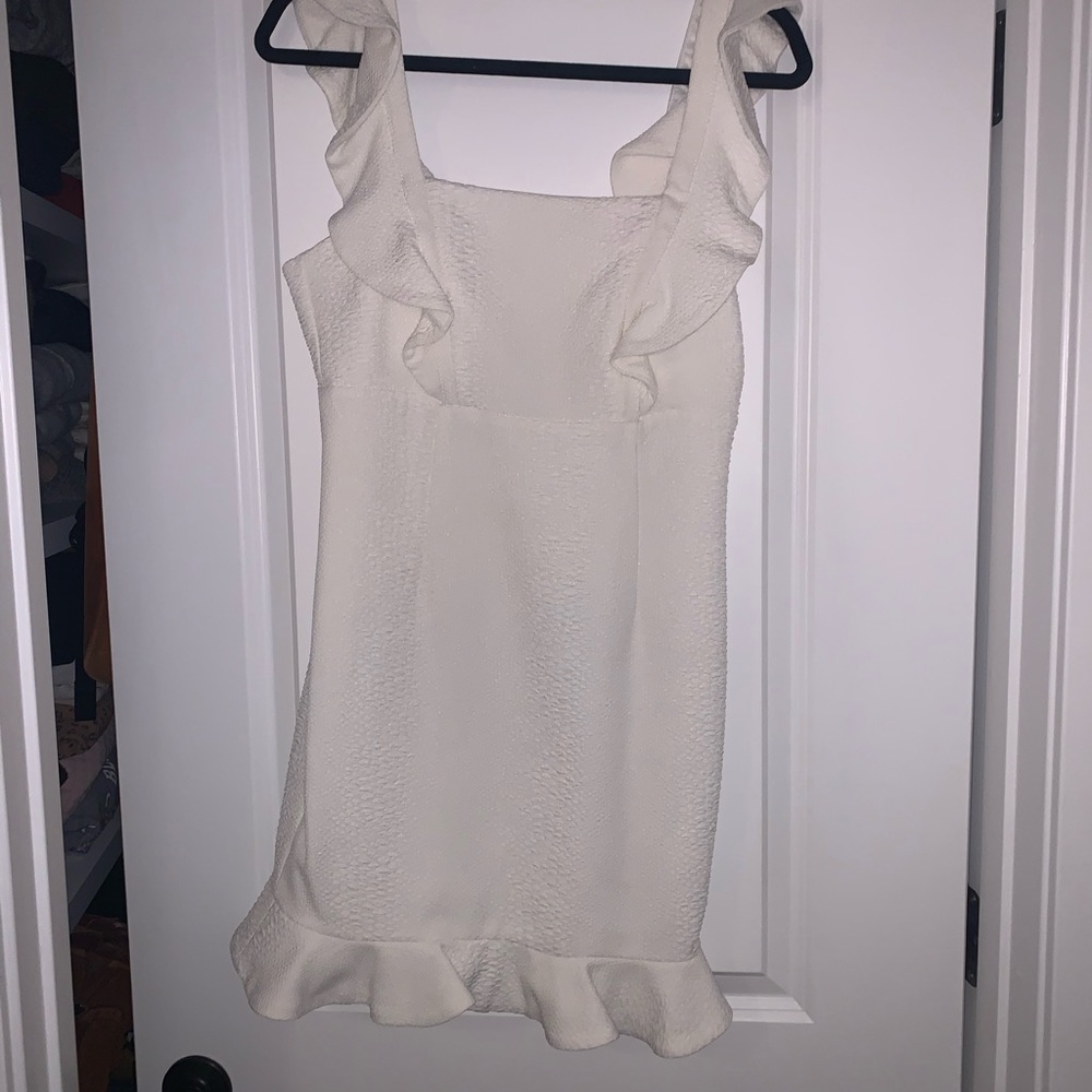 White cocktail dress